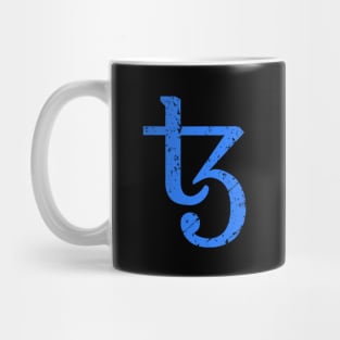 Tezos Blue Distressed Mug